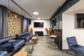 Stylisch möblierte Design Zimmer - zentral in Karben S-Bahn Anschluss - Frühstücksraum/Lounge