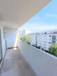 VERKAUFT! Sonniges 1-Zimmer Apartment- Balkon - ETW-Anlage in Frankfurt Nied - der große Balkon