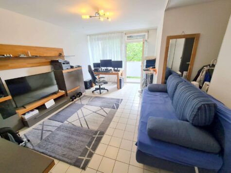 RESERVIERT! Vermietetes gemütliches 1-Zimmer Apartment mit Balkon – ETW-Anlage in Frankfurt Nied, 65934 Frankfurt -  Nied, Wohnung