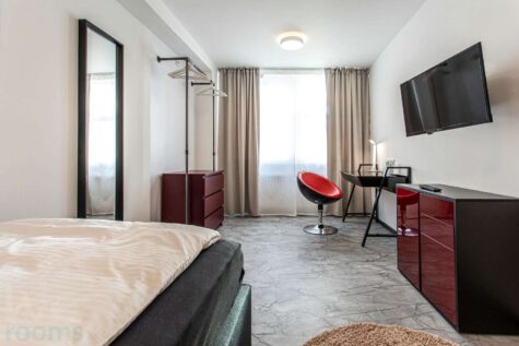 Ab Sofort – modern möbliertes Zimmer in 6er WG – mitten im Bahnhofsviertel, 60329 Bahnhofsviertel, Zimmer